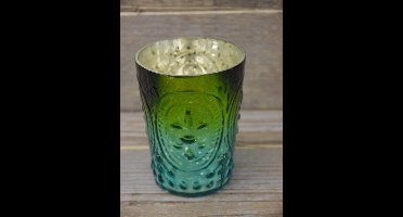 SENSE Waxine lichthouder - theelichthouder turquoise - kaarsenhouder - sfeerlicht *3 STUKS*