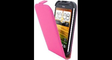 Mobiparts Premium Flip Case HTC One SV Pink