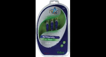 HQ Standaard 3x Rca Mannelijk Component Video Kabel 2.50 M