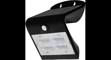 Solar wandlamp buiten 'Carl II' - Warm wit licht - Buitenlamp met sensor - Schijnwerper met bewegingssensor - Tuinverlichting op zonne-energie