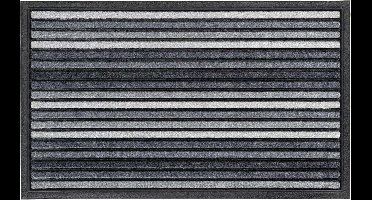 MD Entree - Deurmat - Schoonloopmat - Deurmat - Antislip - Binnen & Buiten - UV-bestendig - Vuilwerend - Sorba Lines - 45 x 75 cm