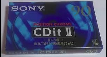 Cassettebandje SONY CDit II 90 2-pack