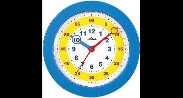 Wandklok voor kinderen blauw