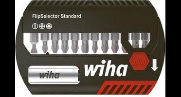 Wiha Bitset FlipSelector Standard 25mm (¼″) SL / PH / PZ met riemclip - 3-delig - 39049