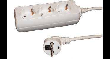 Tafelcontactdoos 3-voud RA 3m.