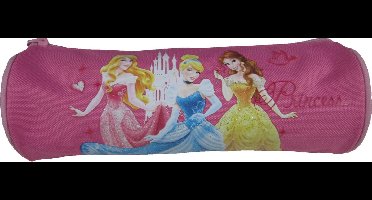 Princess - Etui - Rond - Roze - 23 x 8 x 8 cm