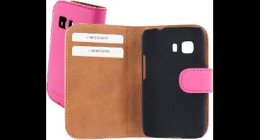 Mobiparts - roze premium booktype hoes - Samsung Galaxy Young 2
