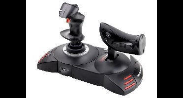 Thrustmaster T.Flight Hotas X - voor PC - joystick en throttle met dubbel roersysteem - drukknoppen en programmeerbare assen - draaigreep - PC USB-compatibel