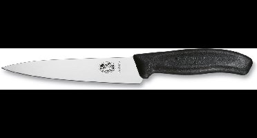Victorinox Swiss Classic koksmes - 15cm - RVS/fibrox - zwart - blister