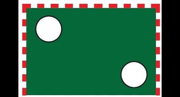 Amigo Oefendoelwand 3x2 Meter Groen