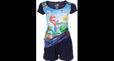 Nintendo - Mario and Yoshi All Over Printed Shortama - Maat M