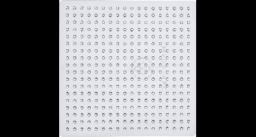 Onderplaat, afm 9x9 cm, klein vierkant, 10stuks