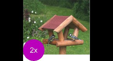 Wildbird Los Voederhuis Rood Dak - Voederhuis - 2 x per stuk