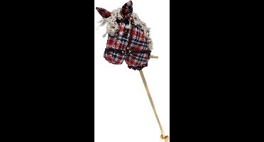HOBBYHORSE WITH SOUND - TARTAN