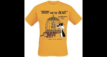 Looney Tunes Birdie And The Beast Heren T-shirt - geel - S