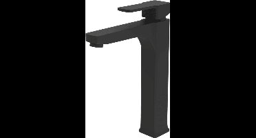 Fonteinkraan CUBIC | ANTRACIET | inclusief aansluitslangen