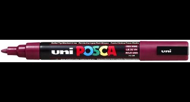 Paintmarker uni posca pc5m m wijnrood | 12 stuks