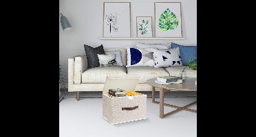 opbergdoos voor kleding.ods-38x25x25 cm-Beige
