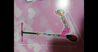 HTI Inline Scooter Step Unicorn - In hoogte verstelbaar - Met voetrem