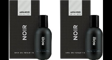 Amando Noir Eau de Toilette - 2 x 50 ml