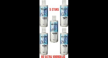 5 Stuks Nioxin Anti-Hairloss Shampoo - 240ml- Normale shampoo - Voor Alle haartypes -Totaal 1200 ml NU EXTRA VOORDELIG