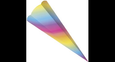 Schoolzakinvulling, zeshoekig, 680 mm, lila