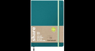 share 4-0014059-1 4-0014059-1 Notitieboek Dotted, (punten) Petrol Aantal pagina's: 192 DIN A5
