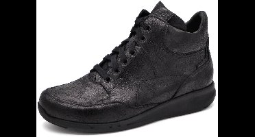 Durea Go Dames Veterboot - 9735-688-1405 Zwart - Wijdte K - Maat 6½ (40)