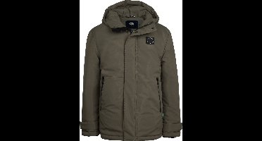 Petrol Industries - Jongens Parka Jas - Hooded parka - 100% polyester - Rits met drukknopen, zijzakken - Grijs - Maat 152