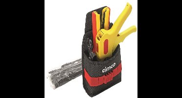 Cimco Gürteltasche Solar inkl. 4 Tlg 170477 Gereedschapstas gevuld Electricien, Handwerker 5-delig