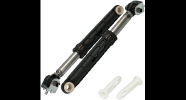 Multaparts® schokbrekerset geschikt voor Indesit / Whirlpool wasmachines met Ø 13 mm bevestiging | Incl. kunststof borgpennen | Alternatief voor Indesit C00140670, C00140744, C00309597 & Whirlpool 482000023502, 482000029509