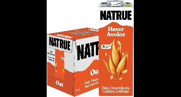 Natrue Oat - Haverdrank zonder toegevoegde suikers - 6 x 1 liter