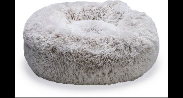 Beeztees Siba - Orthopedische Hondenmand - Pluche - Beige - 70x70x25 cm