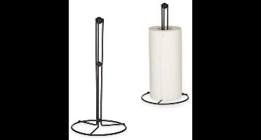 Design Keukenrolhouder Zwart Staand – Vrijstaande Basis - Modern