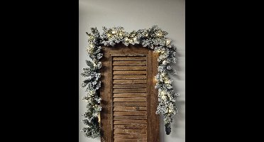 Countryfield Kunstguirlande LED Nobilis S sneeuwgroen-L180B25H15cm.