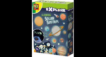 SES Creative - Explore - Glowing Zonnestelsel - Glow in the Dark Planeten en Sterren