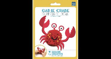Graine Creative DIY Pompom Set - Knutsel Krab voor kinderen - Vanaf 3 jaar