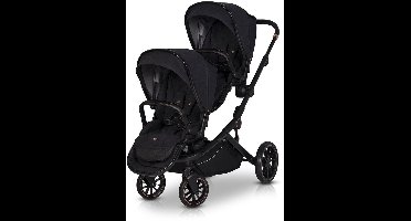 Duo kinderwagen- zwart – enkel met buggystoelen