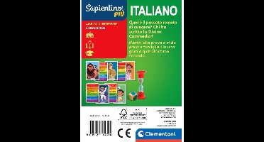 Clementoni Sapientino Più 16439 bordspel Kaartspel Quiz