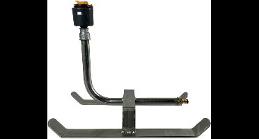 Deltaline sproeislede met Fluistersproeier en gardena messing koppeling