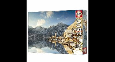 Puzzel Educa Winter in Hallstatt, Austria