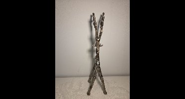 Countryfield Hert Majestic antiek/zilver L14 x B10 x H40cm