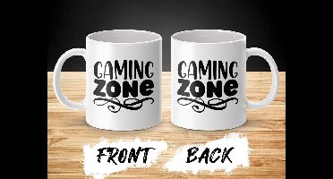 Gaming Zone Mok, Gamer Gift, Coole Mok voor Gamers, Game Room Decor, Gaming Accessoires, Verjaardagscadeau voor Gamers