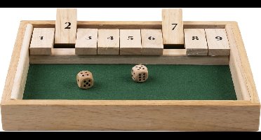 Shut the box klein, 28 x 20 x 4,5 cm