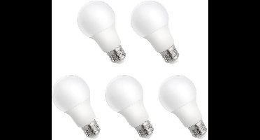 Spectrum LED Lamp E27 9W - 230V - 820 Lumen - 4000K Neutraal Wit - Natuurlijk Licht - Energiezuinig - 5 stuks