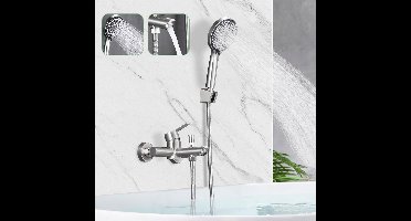 Boraboi® Stijlvolle Badkraan met Handdouche en Waterbesparende Functionaliteiten voor de Badkamer