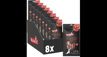 Rosewood Steak Sticks Rund & Koolvis Medium - Kauwstaven voor Honden - Met Runderhuid - Graanvrij - Zonder Kunstmatige Toevoegingen - 8 zakjes à 90g