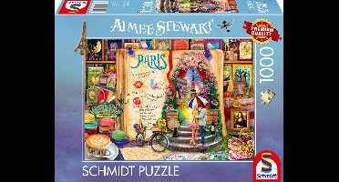Schmidt Spiele - SOUVENIR, Herinneringen aan Parijs - Aimee Stewart - puzzel - 1000 stukjes