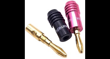 4x Nakamichi Banaanstekker Nieuwe Variant - Banaan Stekker 4 stuks