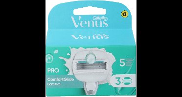 Gillette Comfortglide sensitive mesjes 3 Stuks